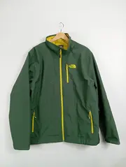 Vorschaubild 2 von Softshelljacke Herren Gr. XL Grün Outdoor Jacke Fleece Übergang