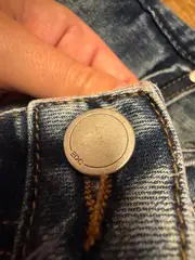 Vorschaubild 2 von Damen Jeans Slim Fit W31/L28 Blau Stretch Denim