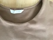 Vorschaubild 3 von Damen Top Ärmellos Beige Basic Rundhals Gr. L 40