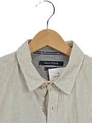 Vorschaubild 2 von Herren Langarmhemd Shaped Fit Gr. M gestreift Beige