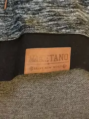 Vorschaubild 5 von Herren Hoodie Kapuzenpullover Gr. L Grau Meliert Schalkragen