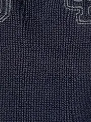 Vorschaubild 3 von Pullover Jungen Strickpullover Troyer Gr. 104-110 Blau Baumwolle Mix