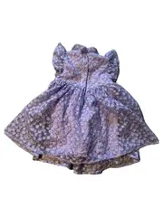 Vorschaubild 3 von Mädchen Festkleid Lila Blumen Stickerei Gr. 86 12-18 Monate