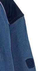 Vorschaubild 4 von Herren Pullover 1/4 Zip Troyer Blau Baumwolle Gr. XL