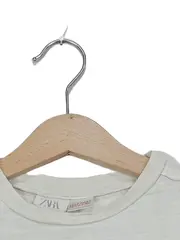 Vorschaubild 4 von Kinder T-Shirt Gr. 116 Weiß Leopard Tiermotiv Baumwolle