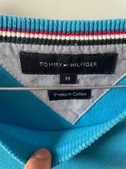 Vorschaubild 3 von Pullover Herren Gr. M Blau Baumwolle Premium Cotton