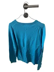 Vorschaubild 4 von Pullover Herren Gr. M Blau Baumwolle Premium Cotton
