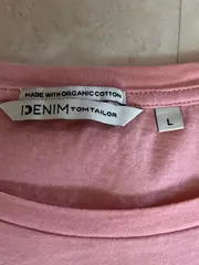 Vorschaubild 4 von Damen T-Shirt Gr. 40/L Rosa Casual Logo-Print