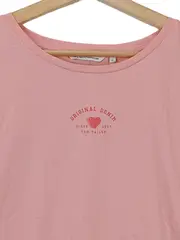 Vorschaubild 2 von Damen T-Shirt Gr. 40/L Rosa Casual Logo-Print