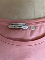 Vorschaubild 3 von Damen T-Shirt Gr. 40/L Rosa Casual Logo-Print