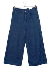 Vorschaubild 1 von Damen Jeans Wide Leg Culotte Blau Gr. 40 W31 Baumwolle