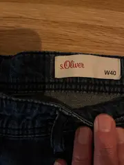 Vorschaubild 5 von Damen Jeans Wide Leg Culotte Blau Gr. 40 W31 Baumwolle