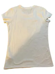 Vorschaubild 3 von Damen T-Shirt Gr. M Weiß Lochmuster Baumwolle Casual Alltag