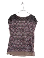 Vorschaubild 1 von Damen T-Shirt Bluse Gr. M Florales Muster Rosa Mehrfarbig