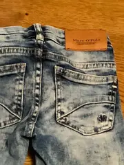 Vorschaubild 4 von Destroyed Jeans Kinder Baumwolle Blau Gr. 116 Used Look