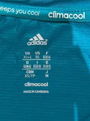 Vorschaubild 5 von Climacool Damen Sport Shirt Gr. XS/32 Türkis 3-Streifen