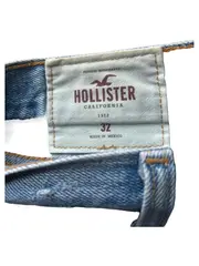 Vorschaubild 4 von Herren Jeans Shorts W32 Blau Destroyed Denim Distressed