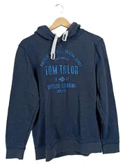 Vorschaubild 1 von Hoodie Herren Gr. M Kapuzenpullover Blau Sweatshirt