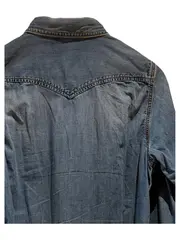 Vorschaubild 5 von Herren Jeanshemd Western-Style Denim Hemd Gr. S Blau Baumwolle