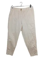 Vorschaubild 1 von Cargohose Damen Gr. 42 Beige Baumwolle Casual Hose