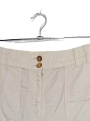 Vorschaubild 2 von Cargohose Damen Gr. 42 Beige Baumwolle Casual Hose