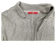 Vorschaubild 5 von Strickjacke Damen Grau Meliert Gr. 42/XL Langarm Casual Viskose