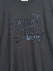 Vorschaubild 2 von Herren T-Shirt Engine Service Gr. 50/L Grau Stickerei