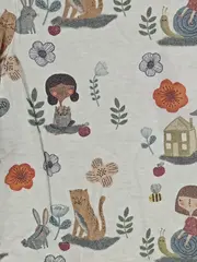 Vorschaubild 2 von Langarmshirt Mädchen Gr. 110 Tiermotive Natur Beige Baumwolle
