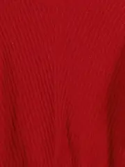 Vorschaubild 2 von Damen Pullover Strickpullover Gr. 36/S Rot Rippstrick Cropped Baumwollmix