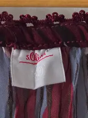 Vorschaubild 4 von Damen Bluse Gr. 40/L Mehrfarbig Crinkle Kurzarm Casual