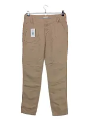 Vorschaubild 1 von Damen Stoffhose Beige Leinen Baumwolle Gr. 38 M