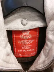 Vorschaubild 3 von EDC by Damen Cordjacke Braun Kapuze Cord Jacke Gr. L 40