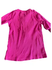 Vorschaubild 2 von Langarmshirt Mädchen Gr. 92 (2T) Pink Rüschen Baumwolle Rippstrick