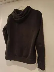 Vorschaubild 2 von Damen Hoodie Kapuzenpullover Schwarz Logo-Print Gr. S