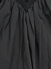 Vorschaubild 4 von Damen Bluse Gr. 36/S Schwarz Casual Langarm Baumwolle