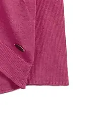 Vorschaubild 4 von Damen Pullover Pink Gr. L Baumwolle Viskose Oversized