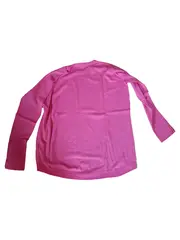Vorschaubild 2 von Damen Pullover Pink Gr. L Baumwolle Viskose Oversized