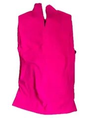 Vorschaubild 2 von Damen Bluse Ärmellos Stehkragen Pink Gr. XL 42