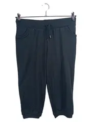 Vorschaubild 1 von Active Damen 3/4 Jogginghose Sporthose Schwarz Gr. S 36