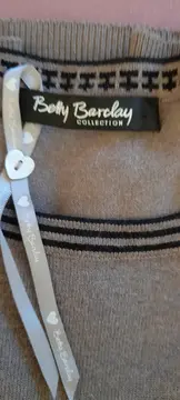 Vorschaubild 2 von Damen Pullover Gr. M Braun Viskose Klassisch Langarm