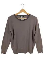 Vorschaubild 1 von Damen Pullover Gr. M Braun Viskose Klassisch Langarm