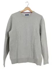 Vorschaubild 1 von Herren Pullover Gr. L Grau Baumwolle Strickpullover Casual