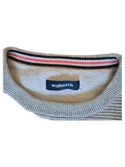 Vorschaubild 2 von Herren Pullover Gr. L Grau Baumwolle Strickpullover Casual