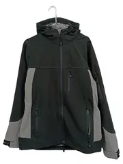 Vorschaubild 1 von TCM Herren Softshelljacke Gr. L schwarz grau Kapuze Outdoor