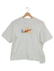 Vorschaubild 5 von Air T-Shirt Damen Gr. S weiß Blumen Logo Loose Fit Baumwolle