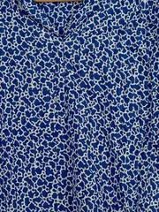 Vorschaubild 4 von Damen Bluse Langarm Blau Abstrakt Einheitsgröße