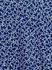 Vorschaubild 5 von Damen Bluse Langarm Blau Abstrakt Einheitsgröße