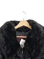 Vorschaubild 3 von Damen Steppjacke Gr. 54/3XL Schwarz Pelzkragen Floral