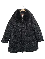 Vorschaubild 1 von Damen Steppjacke Gr. 54/3XL Schwarz Pelzkragen Floral