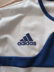 Vorschaubild 4 von Sport Langarmshirt Herren Gr. M Weiß Blau Climalite Fußball